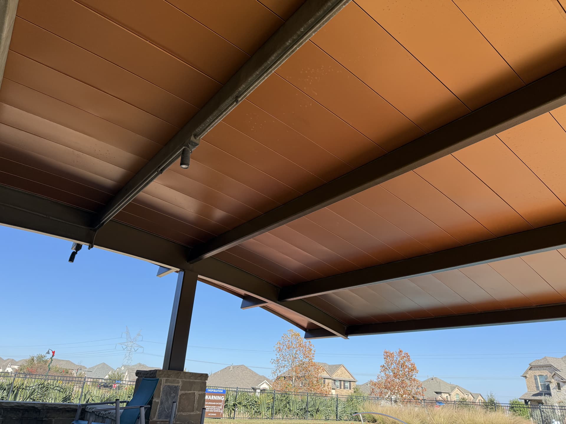 Gallery photos for Custom Copper Awning Built in Wylie: Image #2