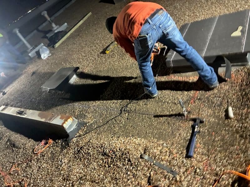 Project Nighttime Roof Repair at Albertsons in Fort Worth image